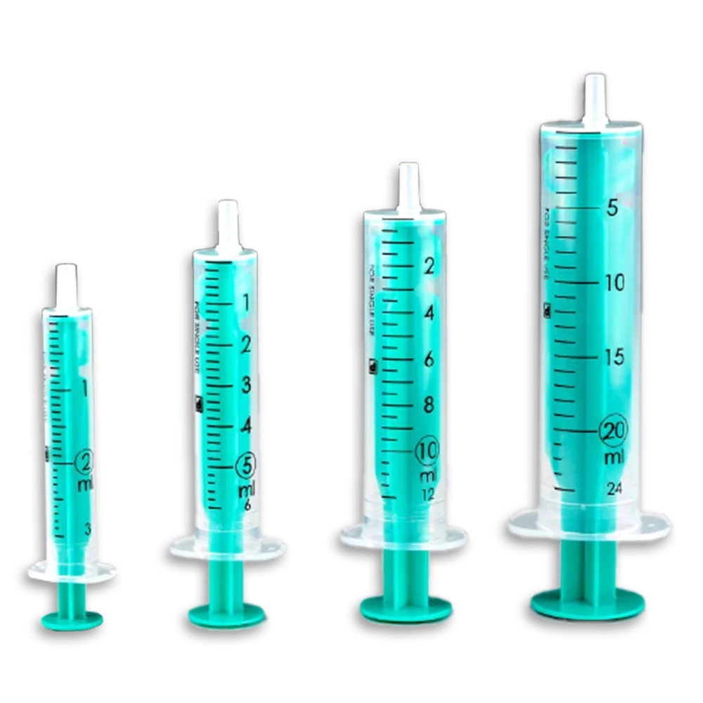 Disposable Syringes - Assorted Sizes (Pack of 100)