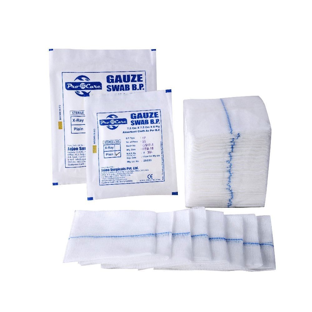 Sterile Gauze Swabs - Pack of 100